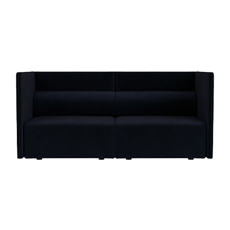 Palo Block 2-seater Sofa Medium Back, Velluto Coex VL30