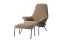 Hai Lounge Chair + Ottoman, Licorice, Art. no. 20097 (image 1)