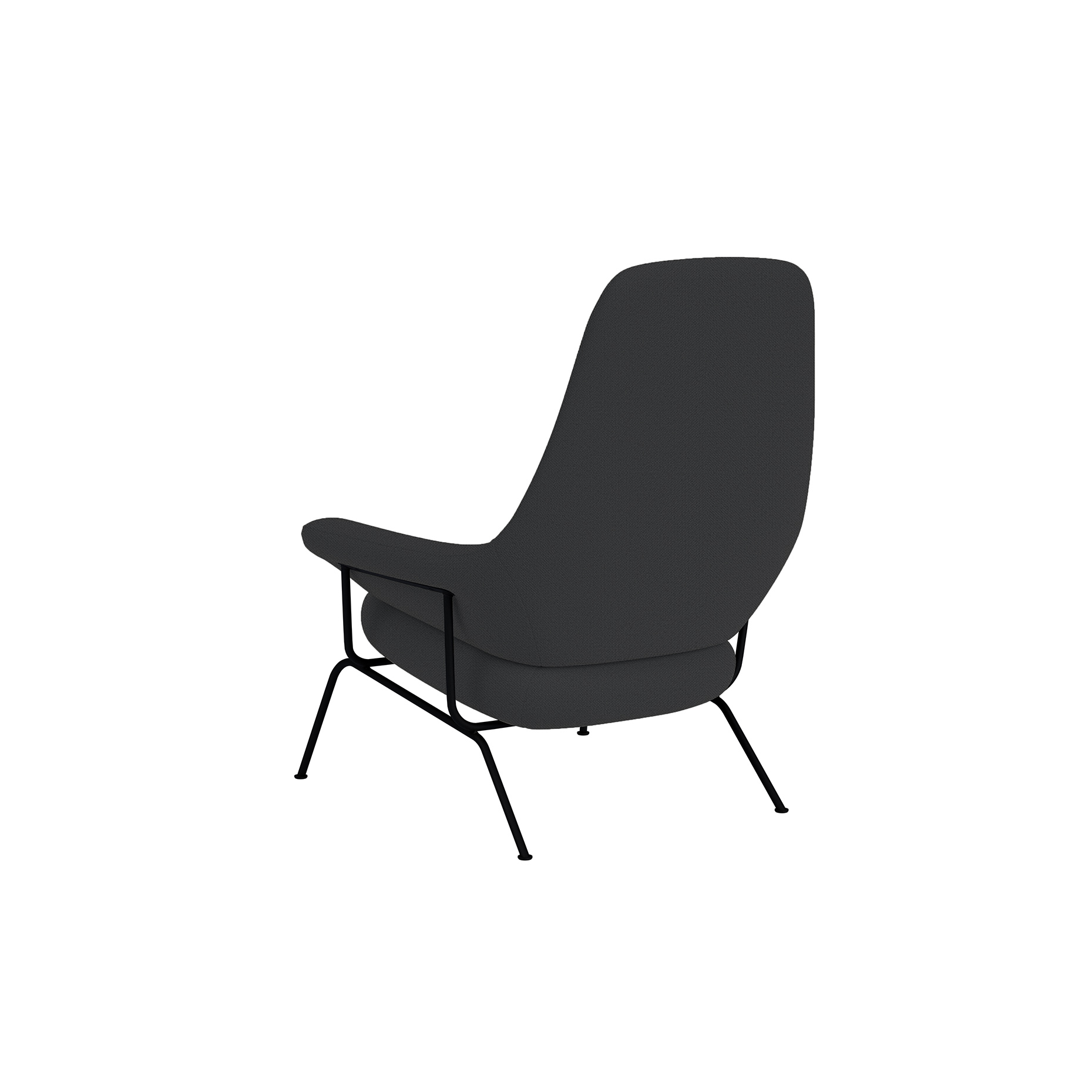 Hai Lounge Chair, Cura 60019/Black, Art. no. 31955 (image 4)