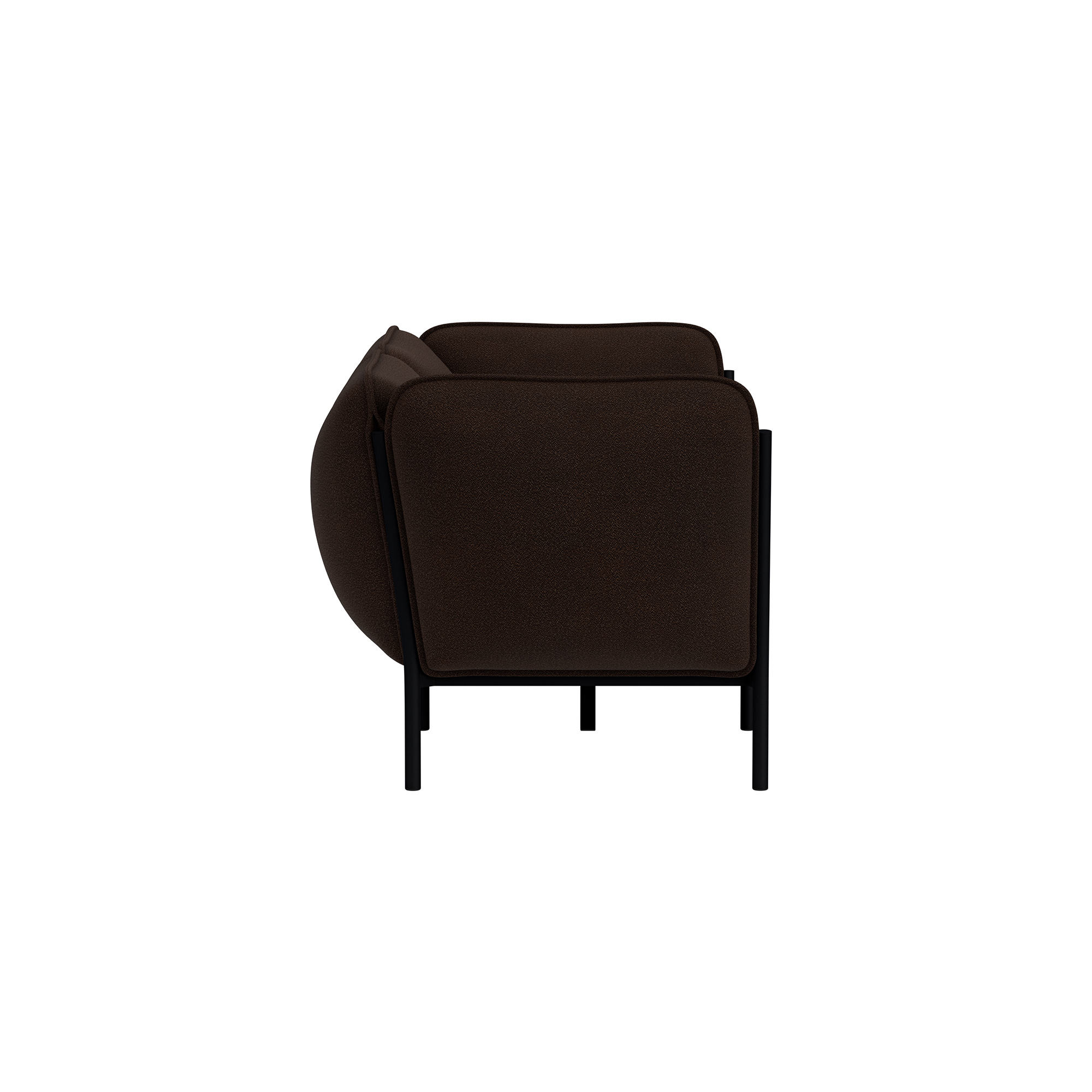 Kumo 2-seater Sofa with Armrests, Sera Rosewood, Art. no. 95414 (image 4)