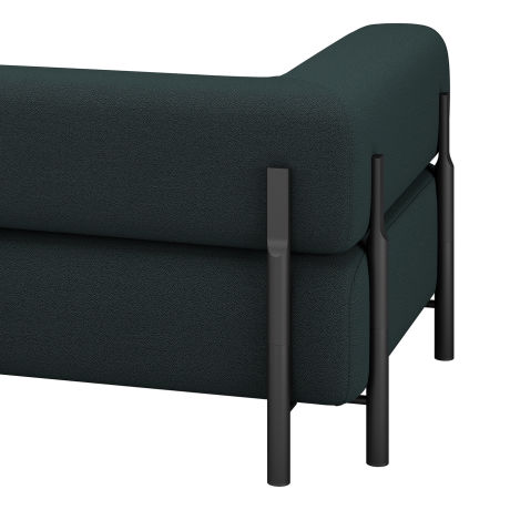 Palo 2-seater Sofa with Armrests, Pine (UK)