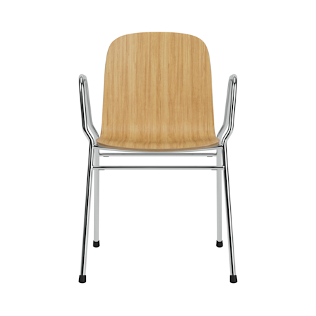 Touchwood Armchair, Beech / Chrome