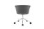 Kendo Swivel Chair 5-star Castors, Grey / Polished (UK), Art. no. 20551 (image 4)
