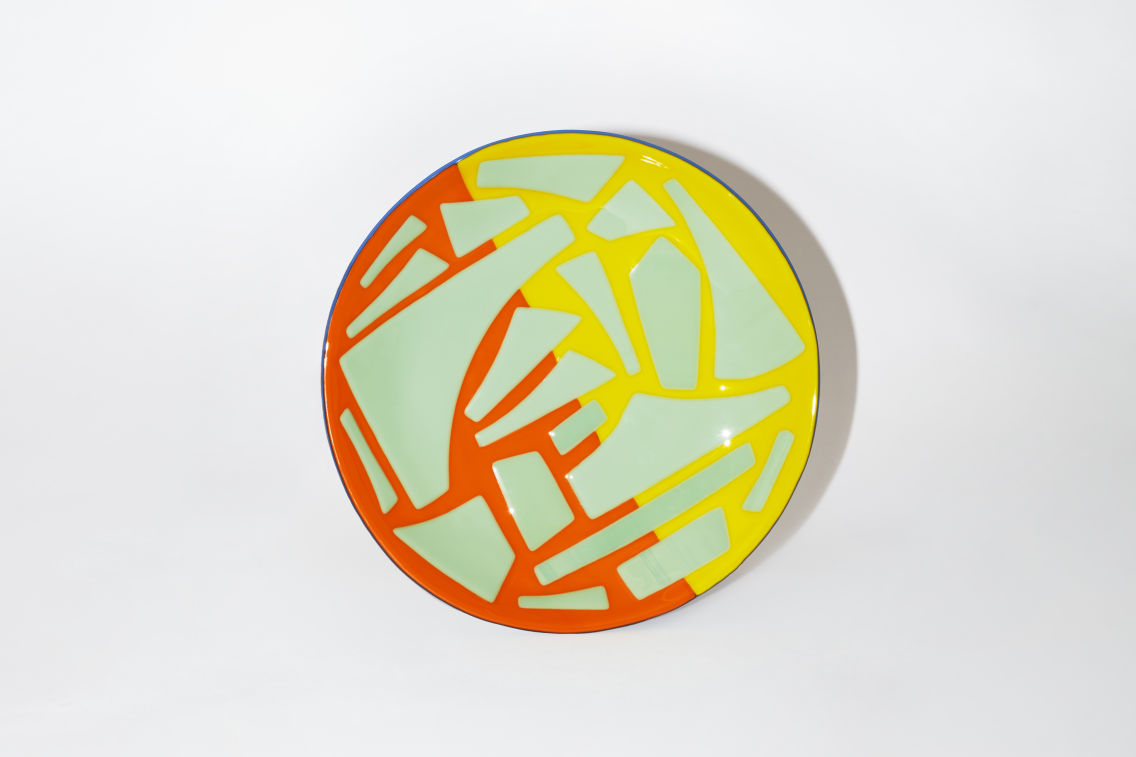 Offcut Plate, Yellow / Orange / Green, Art. no. 70024 (image 2)