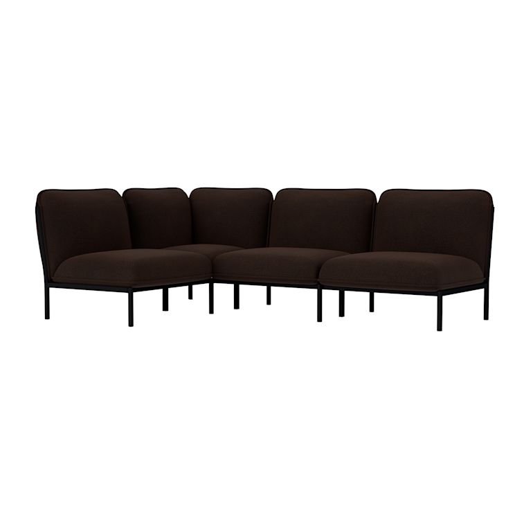 Kumo Corner Sofa Left, Sera Rosewood, Art. no. 95574 (image 1)
