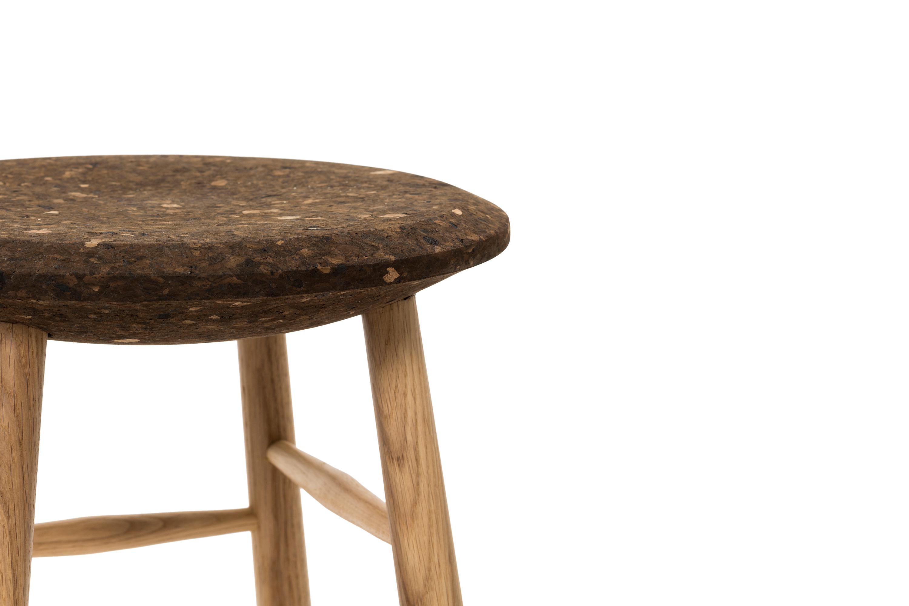 Drifted Bar Stool, Dark Cork / Oak, Art. no. 13044 (image 3)