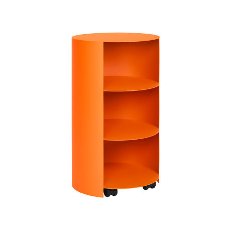 Hide Pedestal, Pure Orange