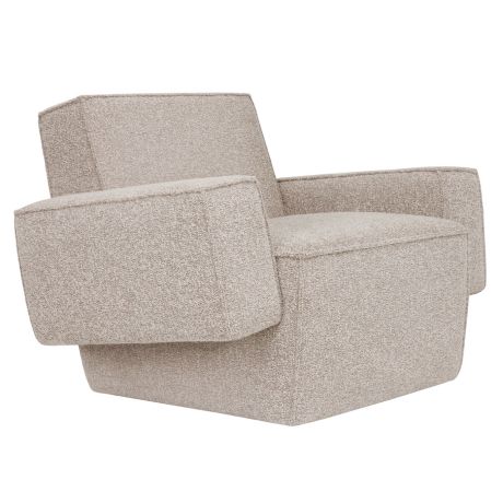 Hunk Lounge Chair With Armrests, Swan (UK)