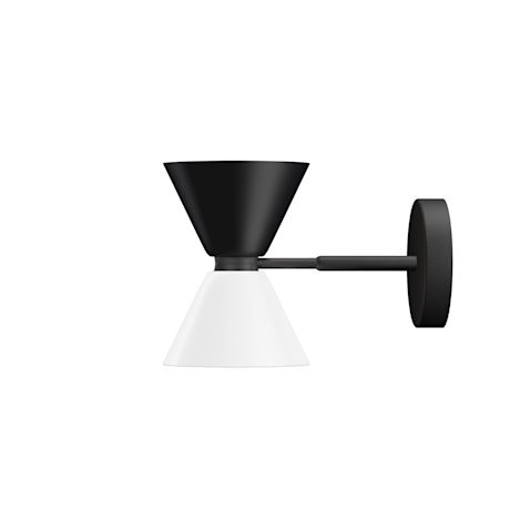 Alphabeta Wall Light, Black / White