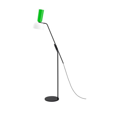 Alphabeta Floor Lamp, Luminous Green / White
