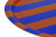 Stripe Tray Medium, Terracotta / Cobalt, Art. no. 31045 (image 2)