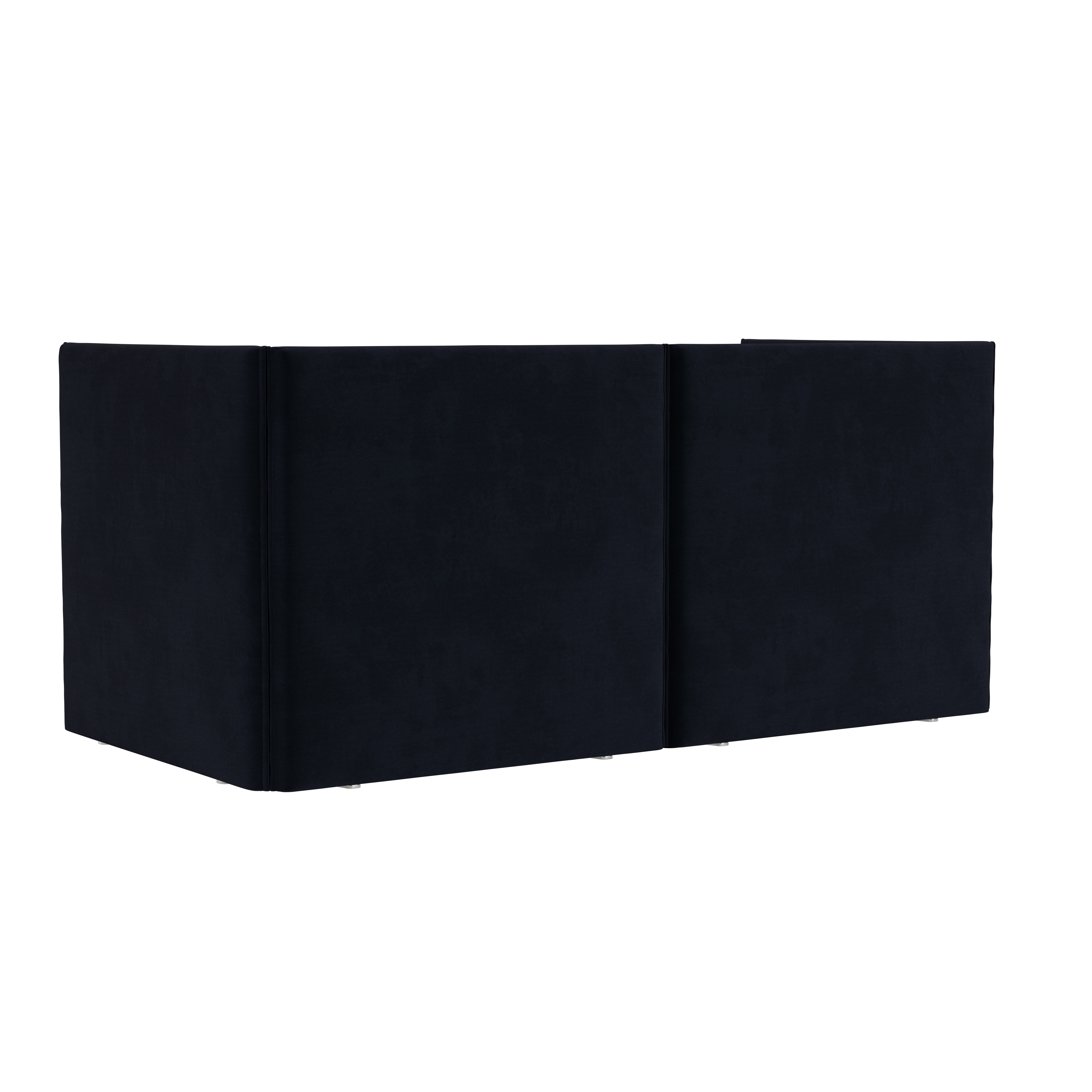 Palo Block 2-seater Sofa Medium Back with Armrests, Velluto Coex VL30 (UK), Art. no. 31942 (image 4)