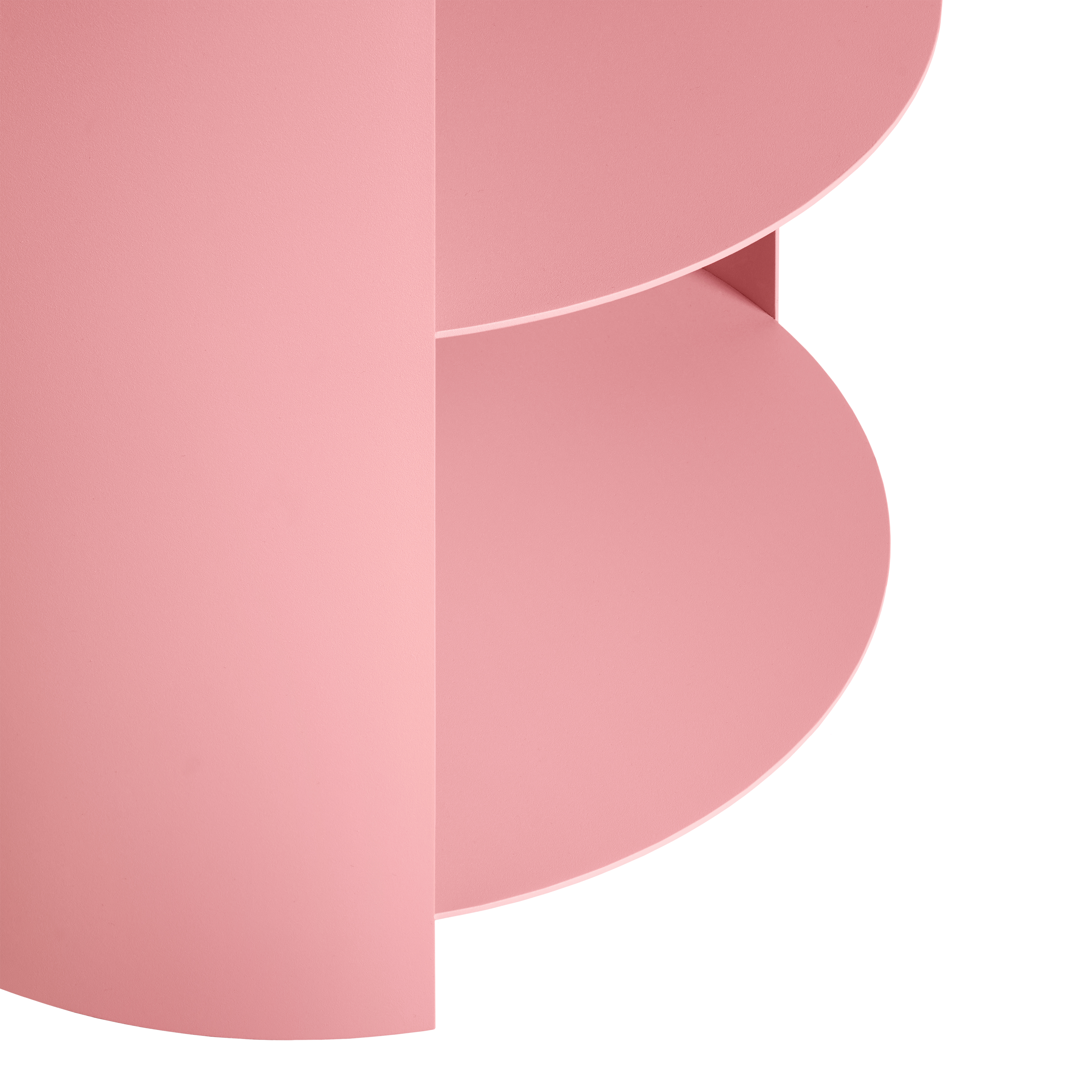 Hide Pedestal, Light Pink Textured