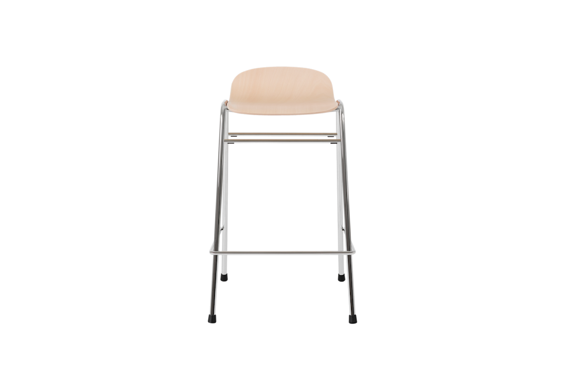 Touchwood Counter Stool, Beech / Chrome, Art. no. 20152 (image 2)