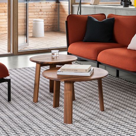 Alle Coffee Coffee Table Small, Walnut