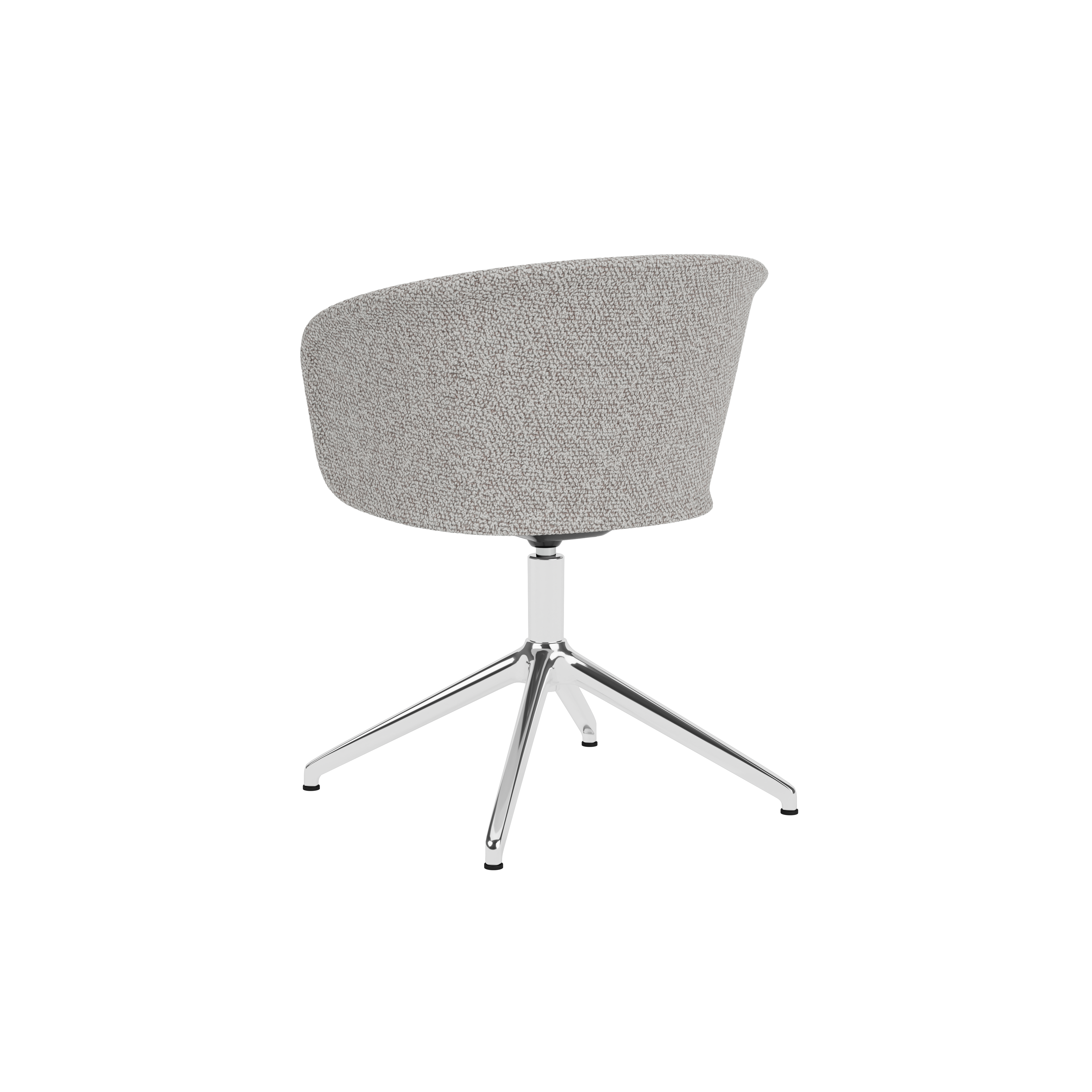 Kendo Swivel Chair 4-star Return, Storr 612/Polished, Art. no. 32013 (image 3)
