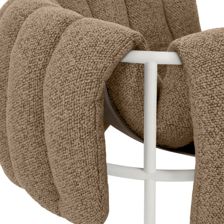 Puffy Lounge Chair, Sawdust / Cream (UK)