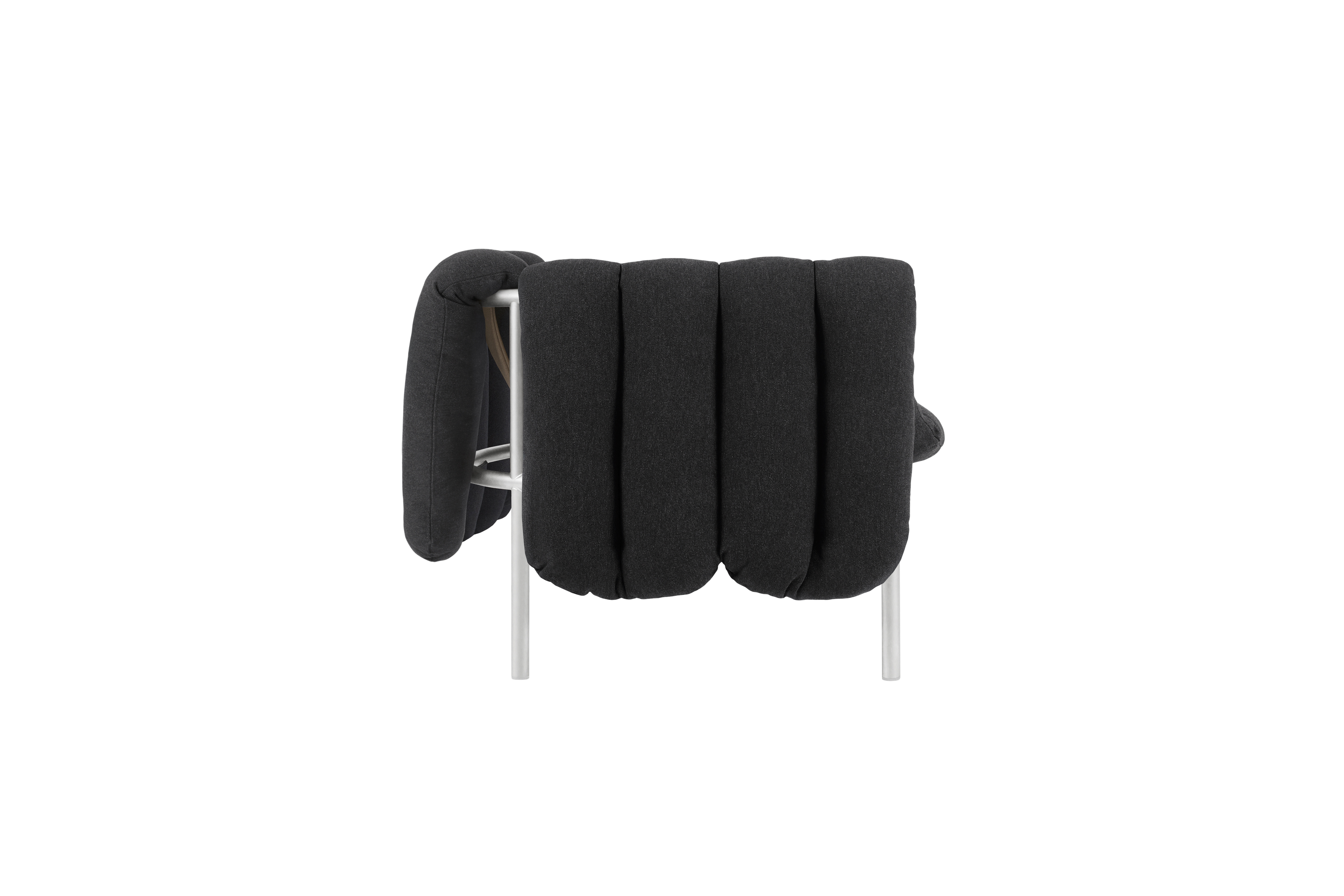 Puffy 2.5-seater Sofa, Anthracite / Stainless, Art. no. 20720 (image 3)