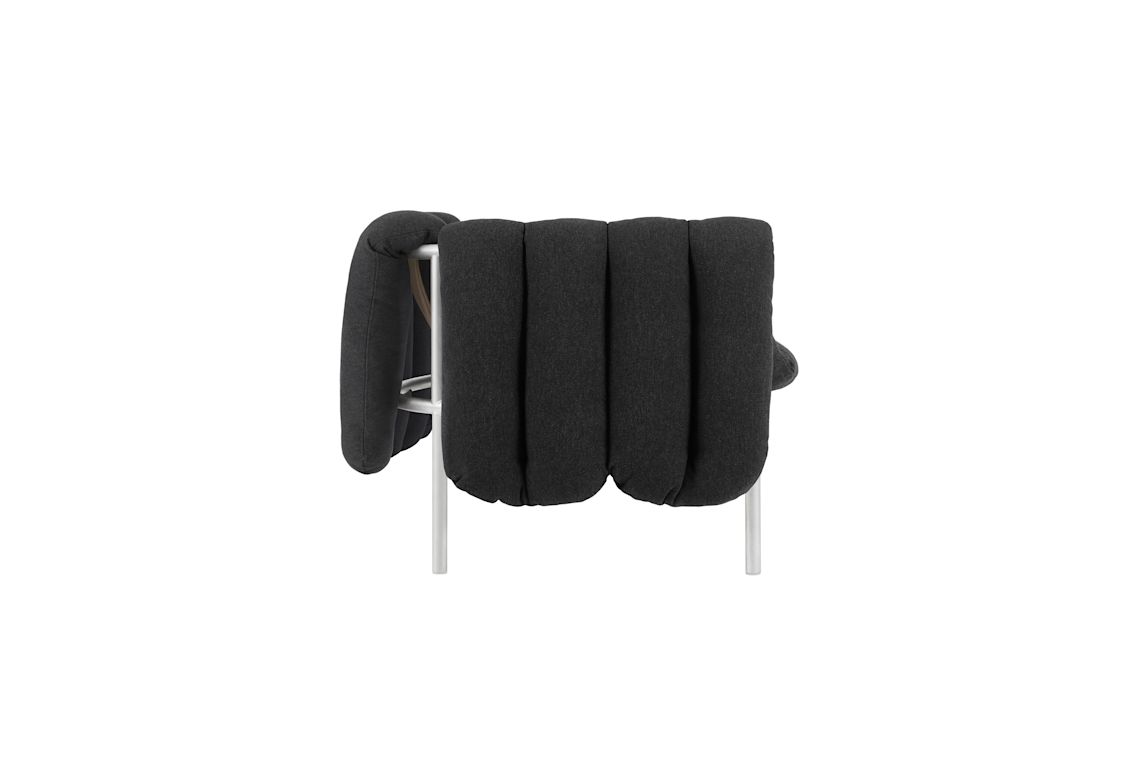 Puffy 2.5-seater Sofa, Anthracite / Stainless, Art. no. 20720 (image 3)