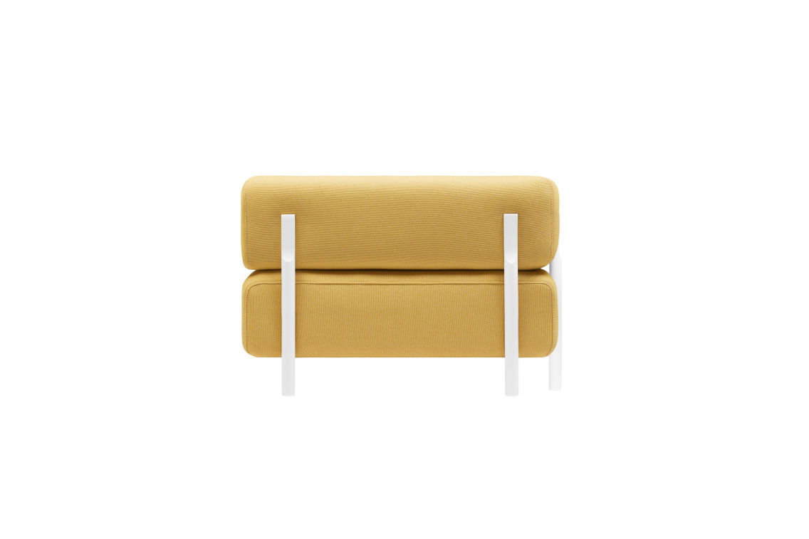Palo 2-seater Sofa with Armrests, Yellow, Art. no. 20109 (image 3)