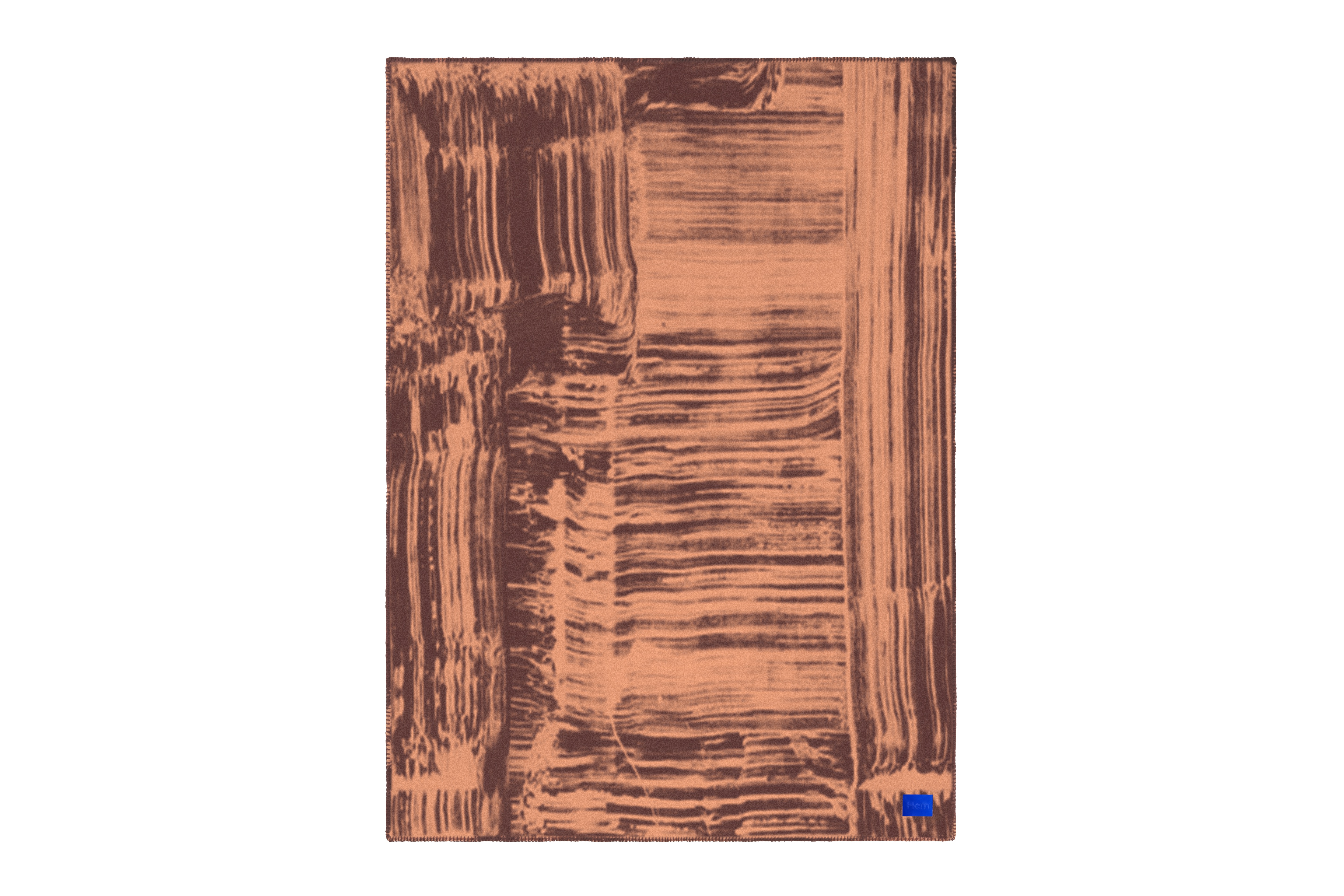 Glitch Throw, Coral / Rust Red, Art. no. 30511 (image 3)