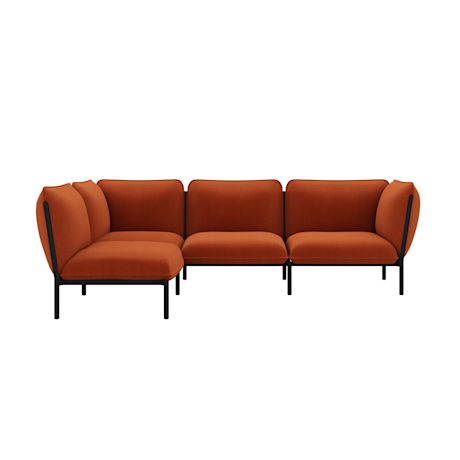 Kumo Corner Sofa Left with Armrest, Canyon