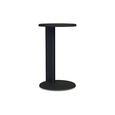 Lolly Side Table, Black Grey Matte