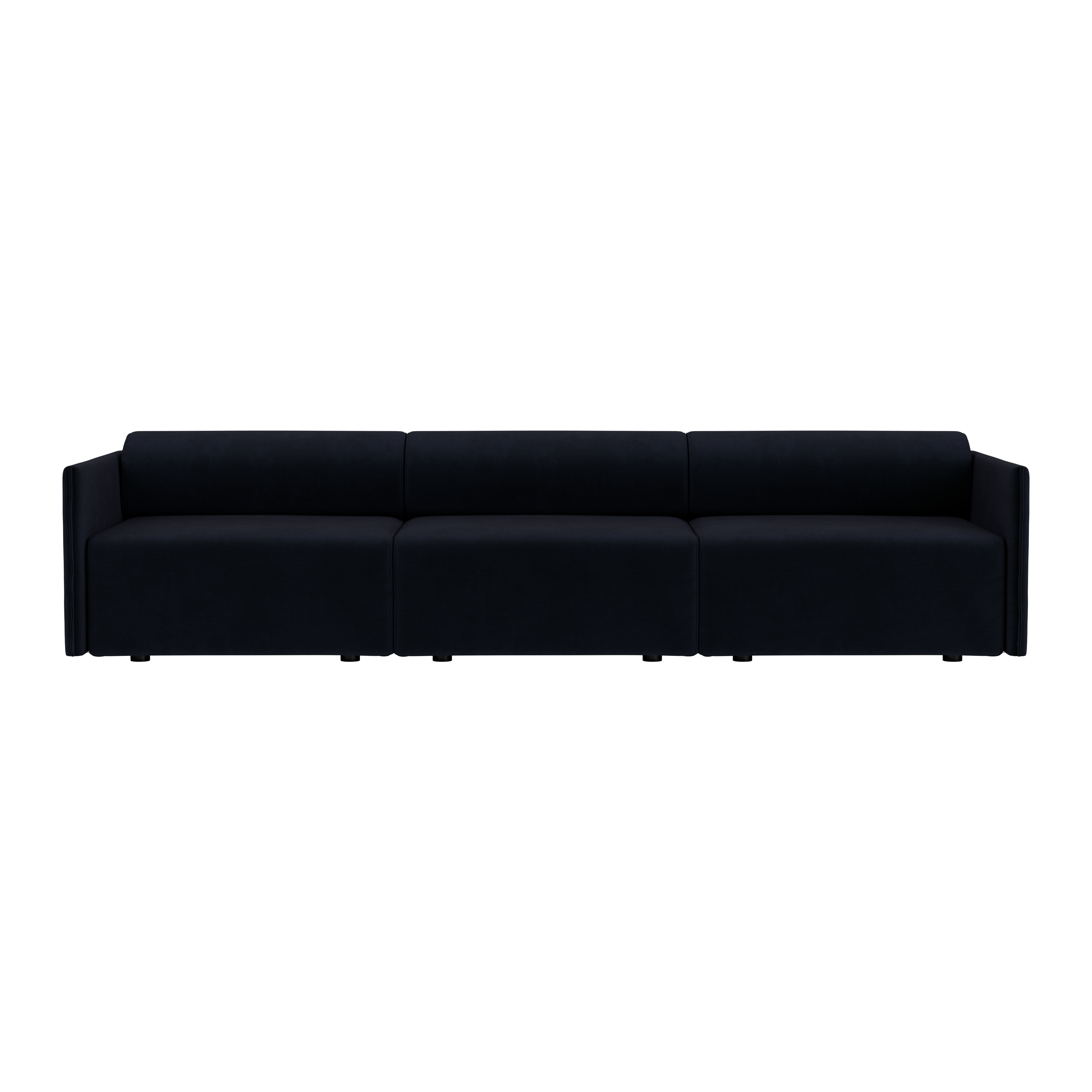 Palo Block 3-seater Sofa Low Back, Velluto Coex VL30 (UK), Art. no. 31945 (image 2)