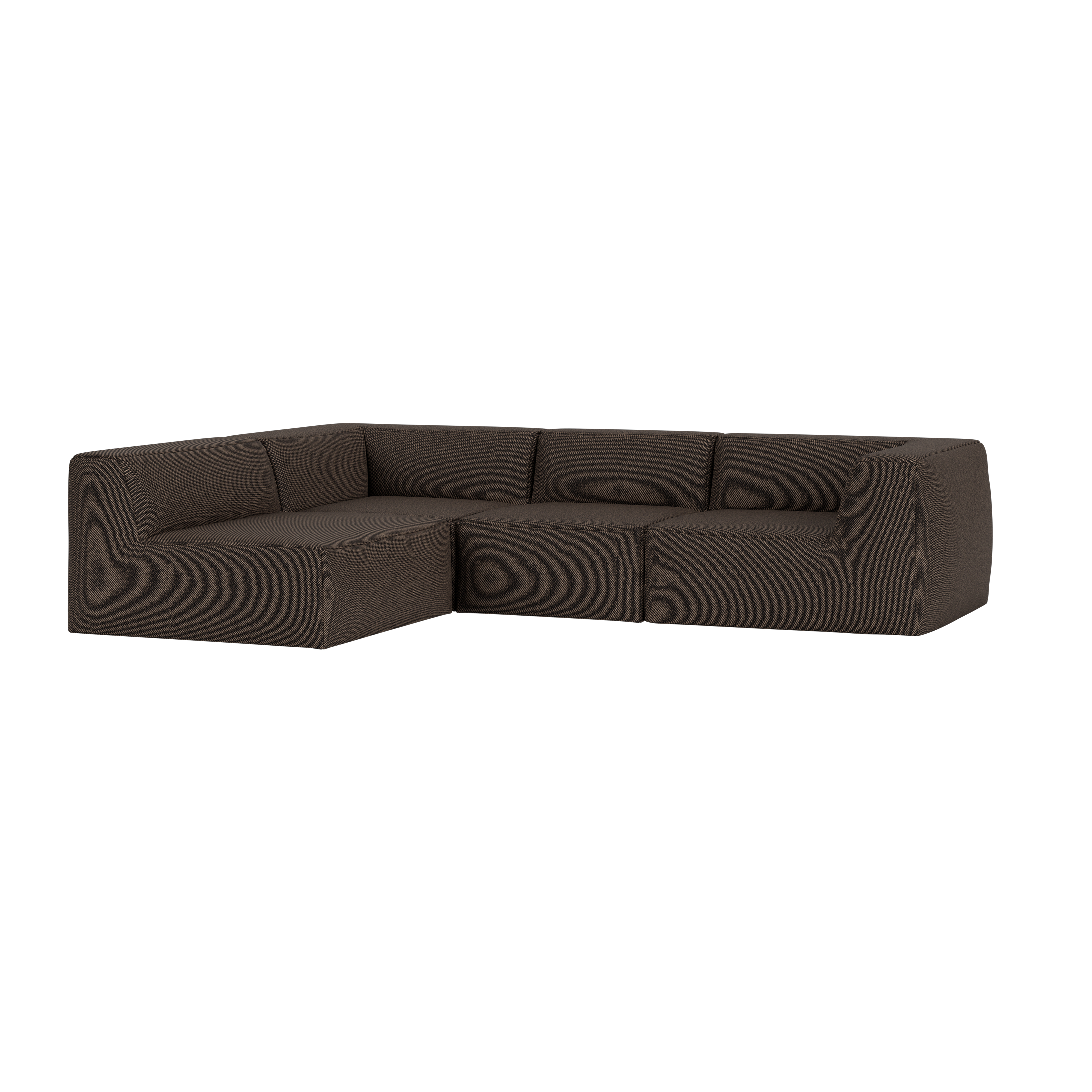 Great 3-seater Sofa Narrow Corner Left, Safire 0003 (UK)