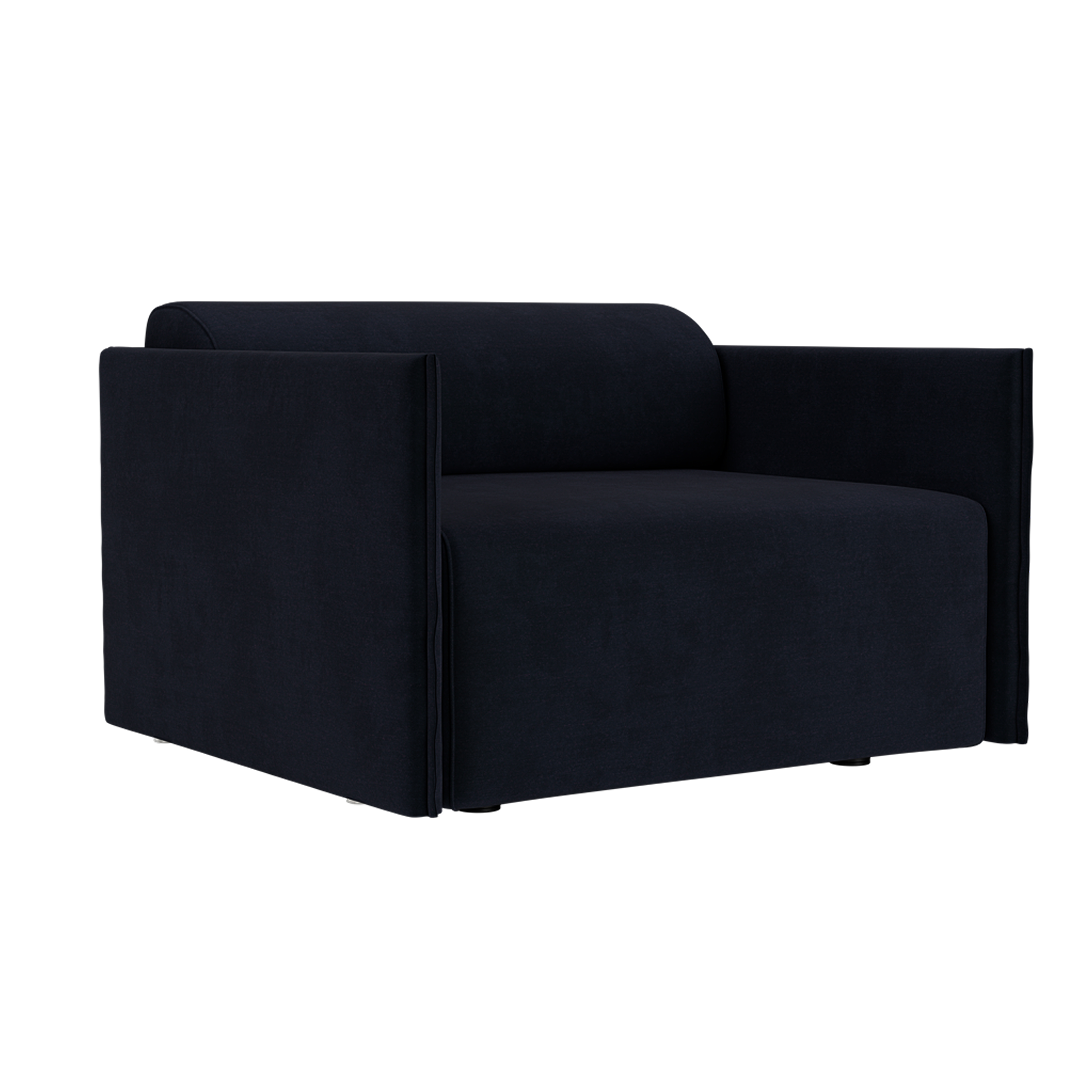 Palo Block Single-seater Low Back, Velluto Coex VL30