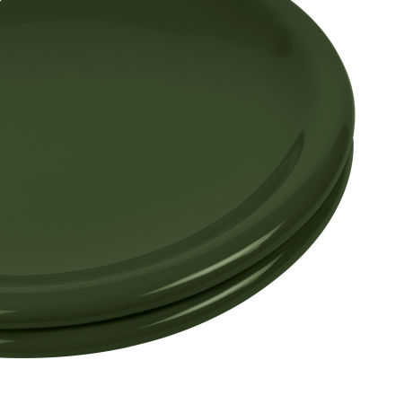 Bronto Plate (Set of 2), Green