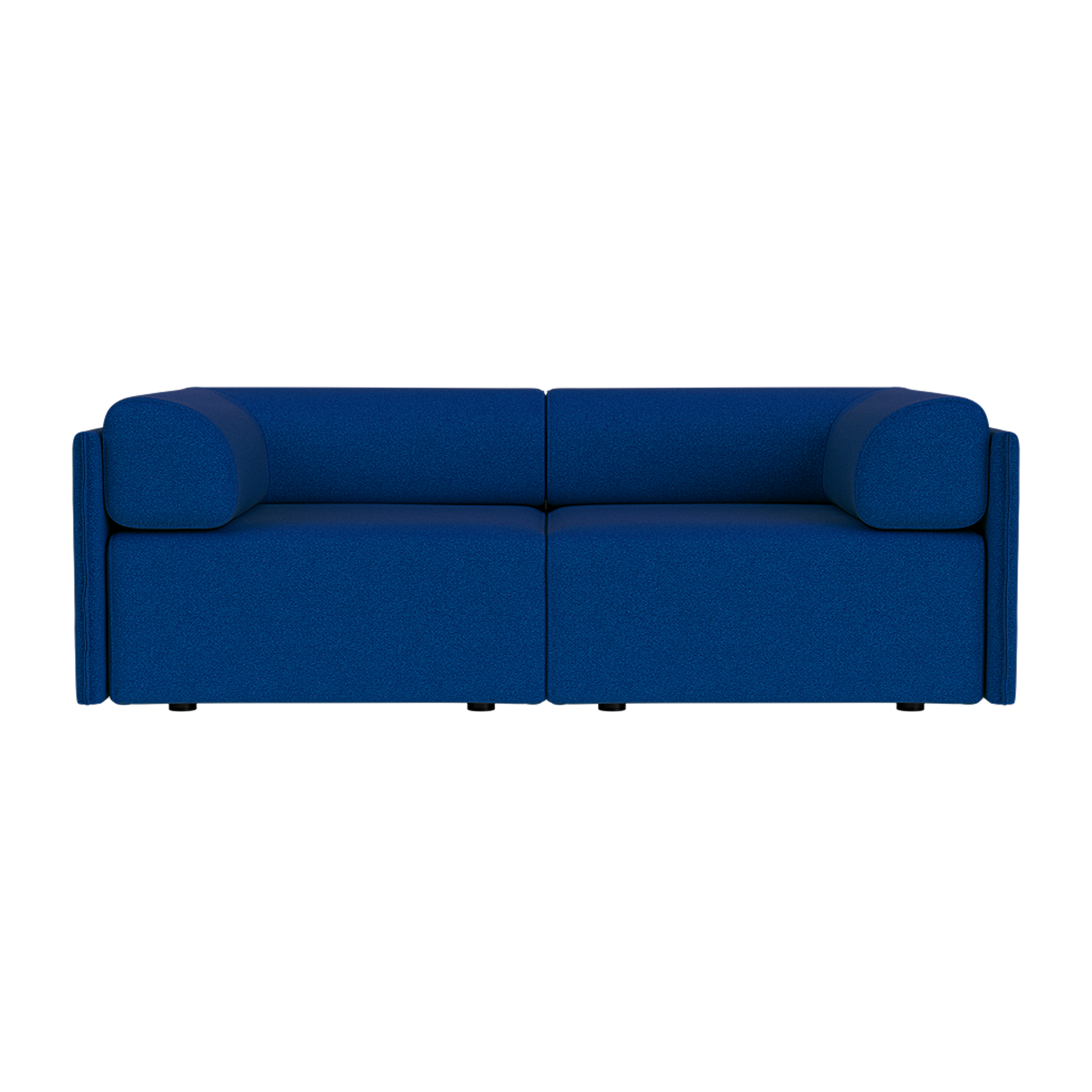 Palo Block 2-seater Sofa Low Back with Armrests, Sera Cobalt, Art. no. 94699 (image 2)