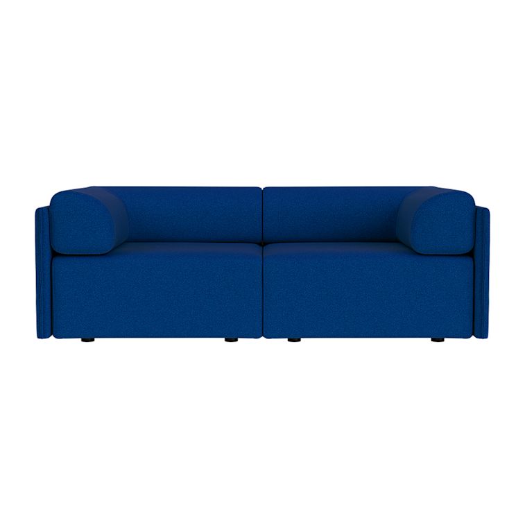 Palo Block 2-seater Sofa Low Back with Armrests, Sera Cobalt, Art. no. 94699 (image 2)