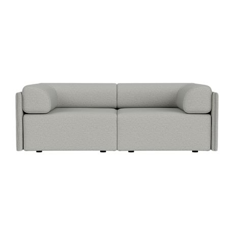 Palo Block 2-seater Sofa Low Back with Armrests, Amdal 130