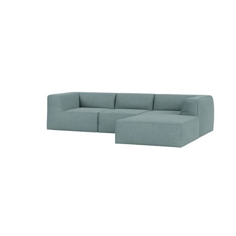 Great 3-Seater Sofa Narrow Chaise Right, Cifrado 0741