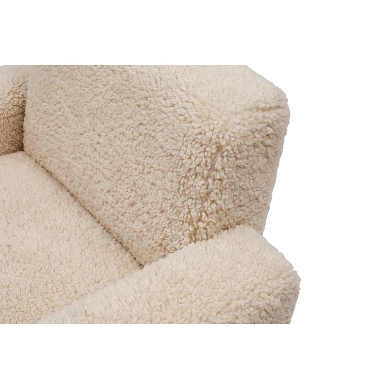 Hunk Lounge Chair With Armrests, Curly 17mm 09 Moonlight, Art. no. 32171 (image 6)