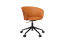 Kendo Swivel Chair 5-star Castors, Cognac Leather / Black (UK), Art. no. 20524 (image 1)