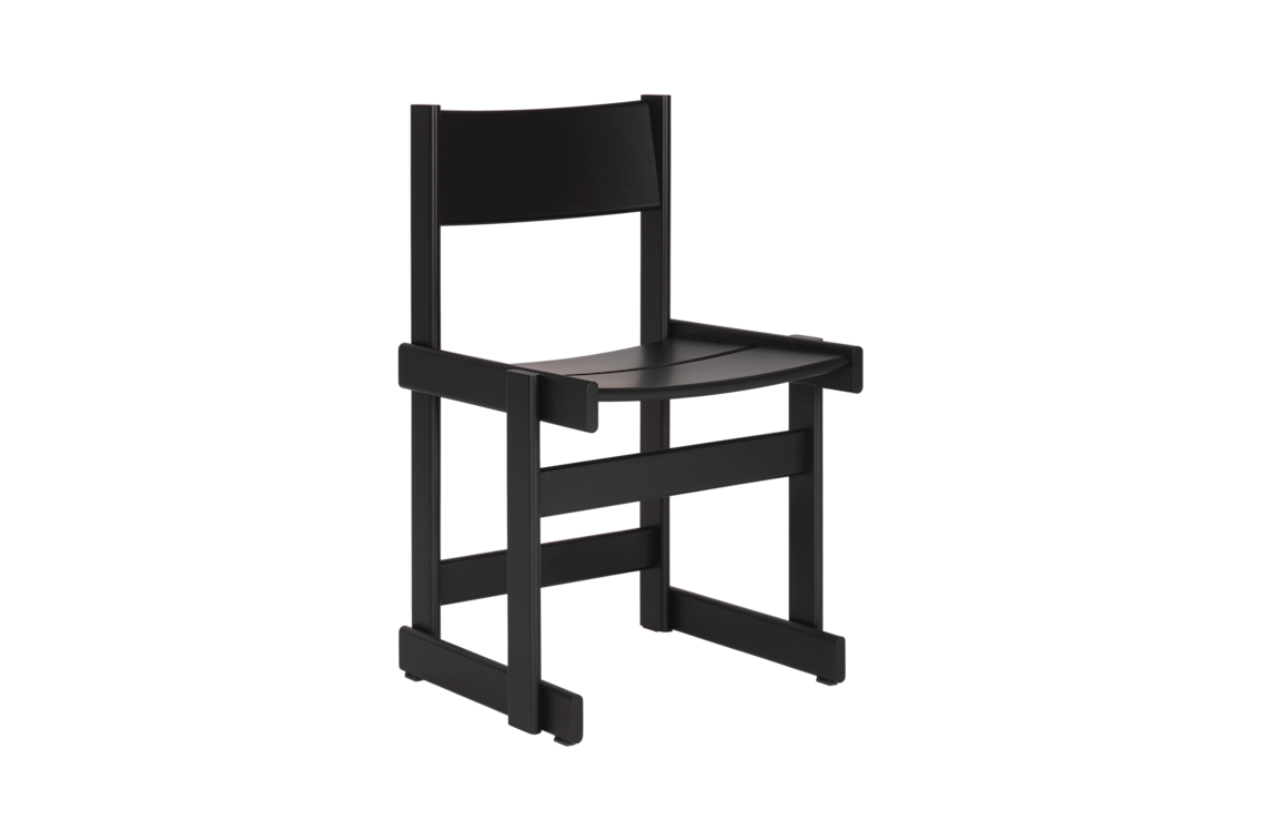 Bullnose Chair, Black, Art. no. 31303 (image 1)