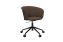 Kendo Swivel Chair 5-star Castors, Rosewood / Black (UK), Art. no. 20536 (image 1)