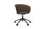 Kendo Swivel Chair 5-star Castors, Rosewood / Black, Art. no. 20461 (image 1)