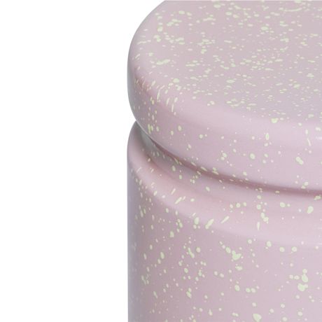 Last Stool, Lilac / Ivory Splatter