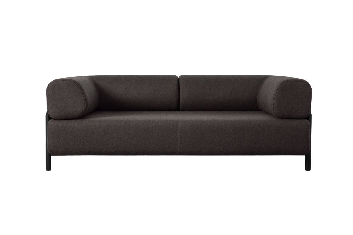 Palo 2-seater Sofa with Armrests, Brown-Black, Art. no. 20011 (image 1)