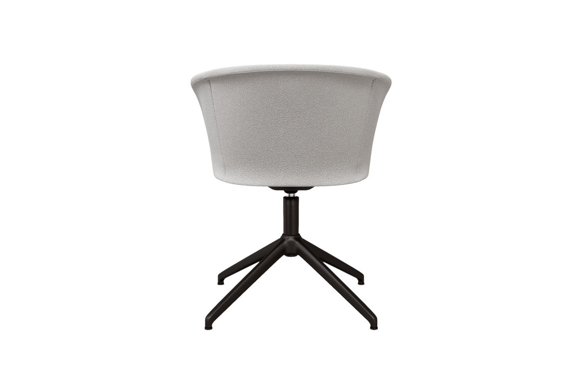 Kendo Swivel Chair 4-star Return, Porcelain / Black, Art. no. 20202 (image 4)