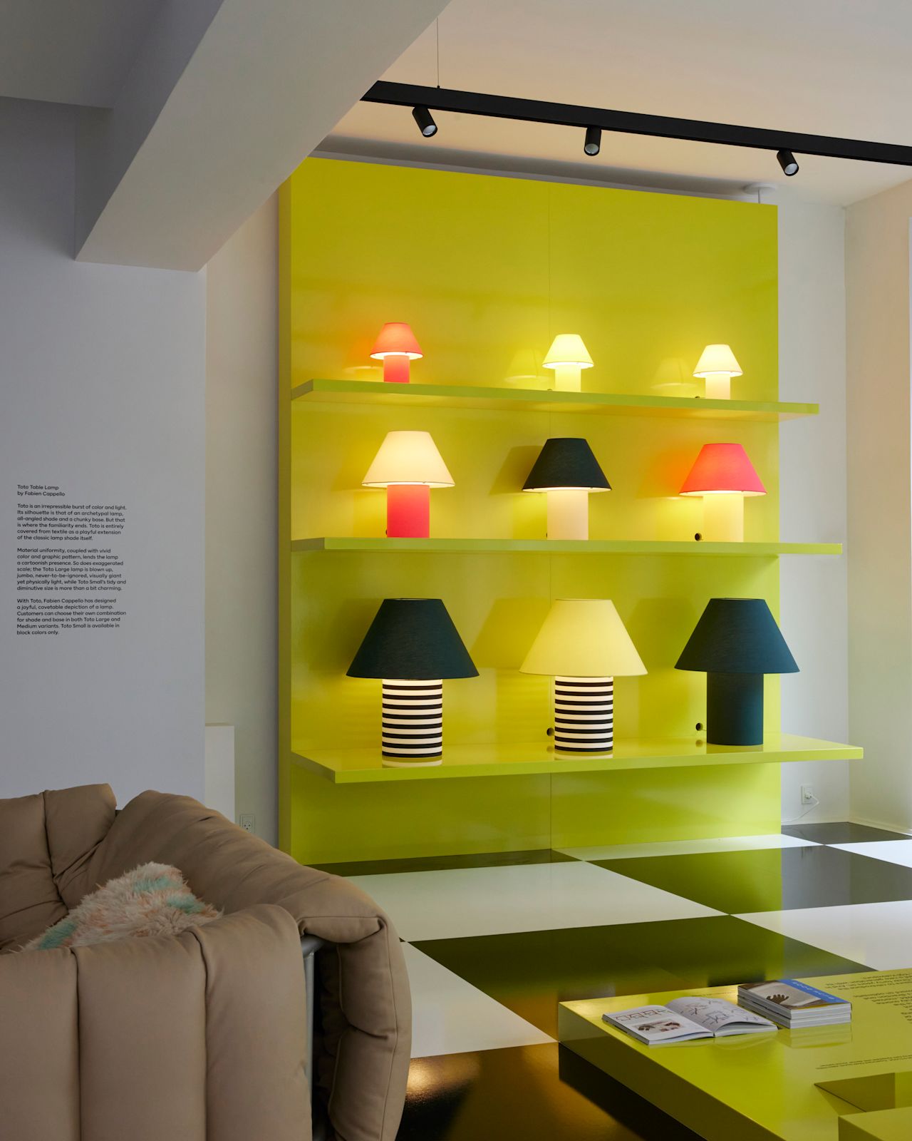 An image from 3daysofdesign 2024 in Copenhagen featuring Toto Table Lamps.