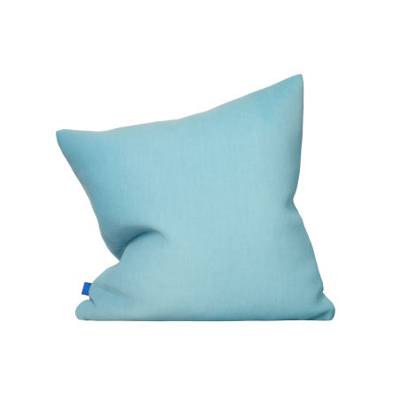 Velvet Cushion Medium, Light Blue