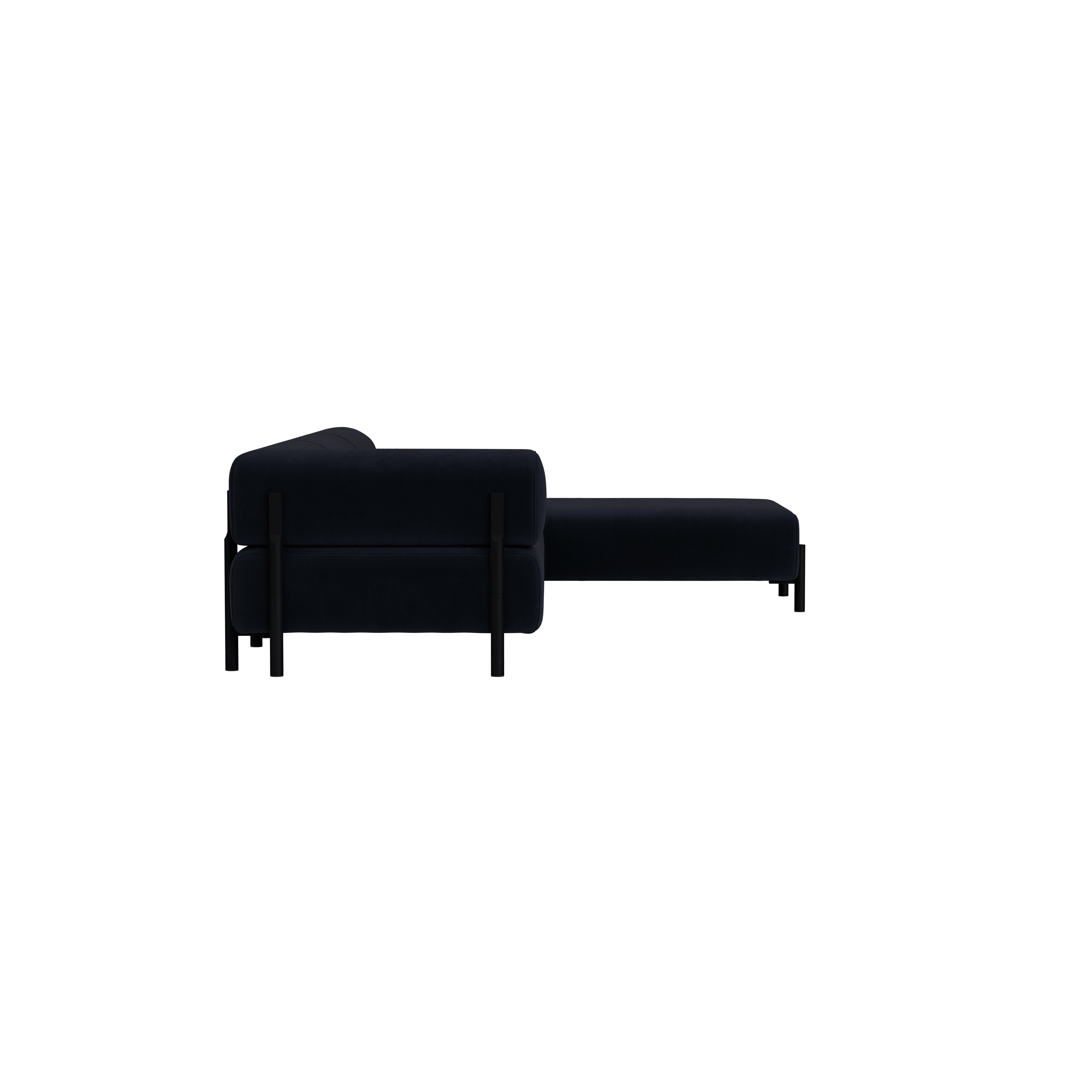 Palo Corner Sofa Right, Velluto Coex VL30/Black, Art. no. 31878 (image 3)