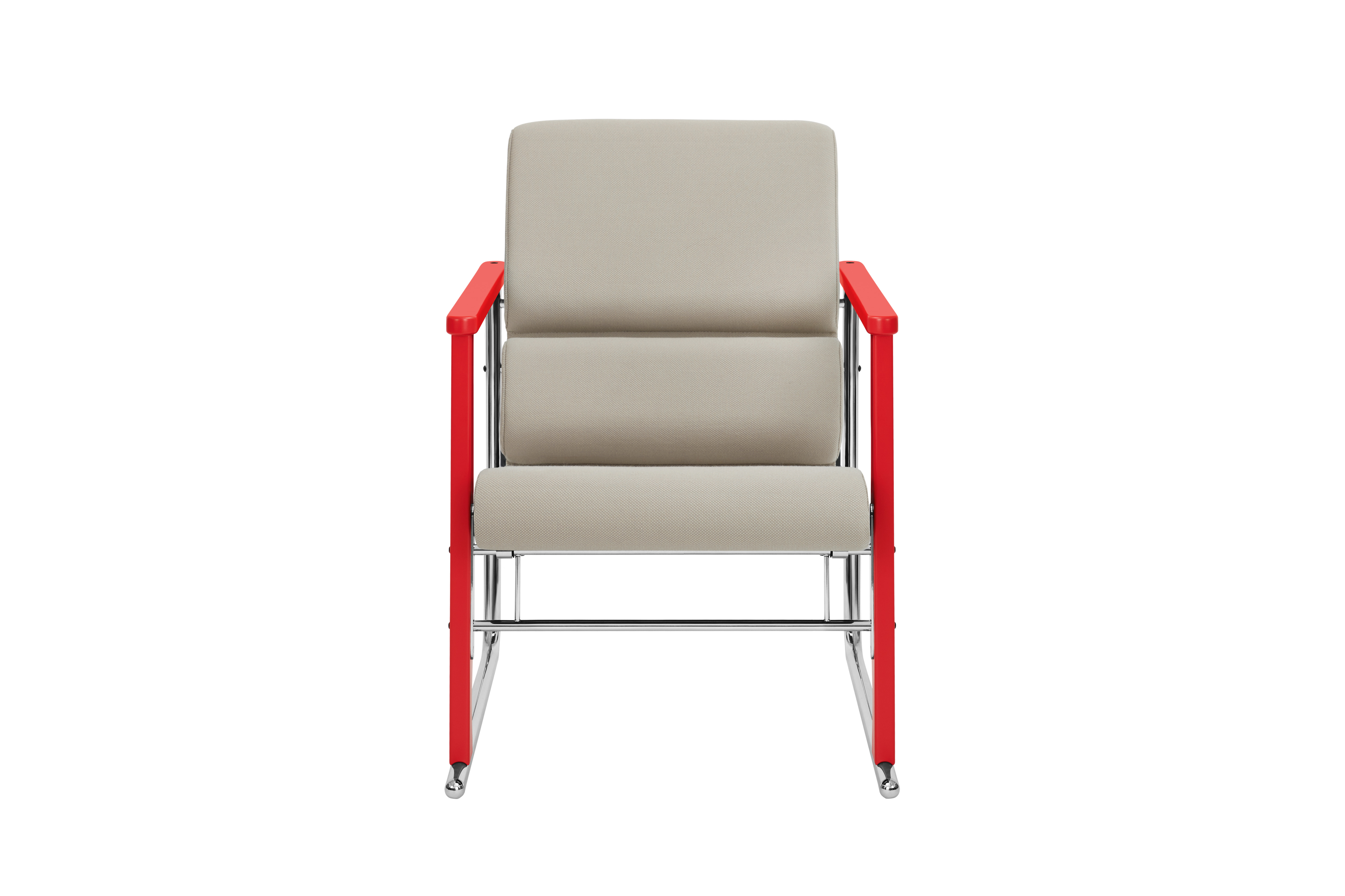 Experiment Lounge Chair, 503 / Red / Light Beige, Art. no. 30949 (image 2)