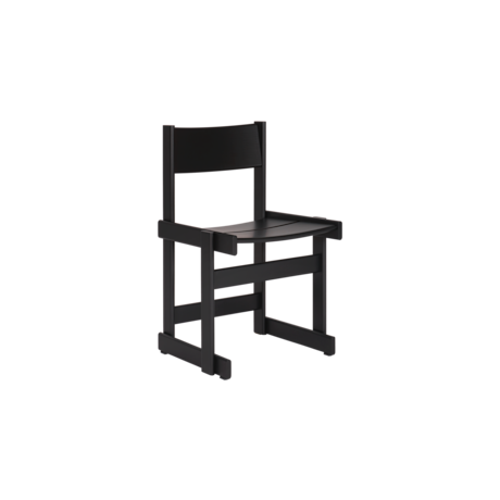 Bullnose Chair, Black