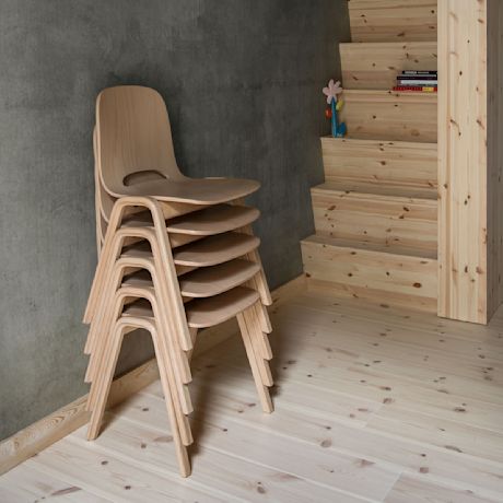 Touchwood Chair (Wooden legs), Beech