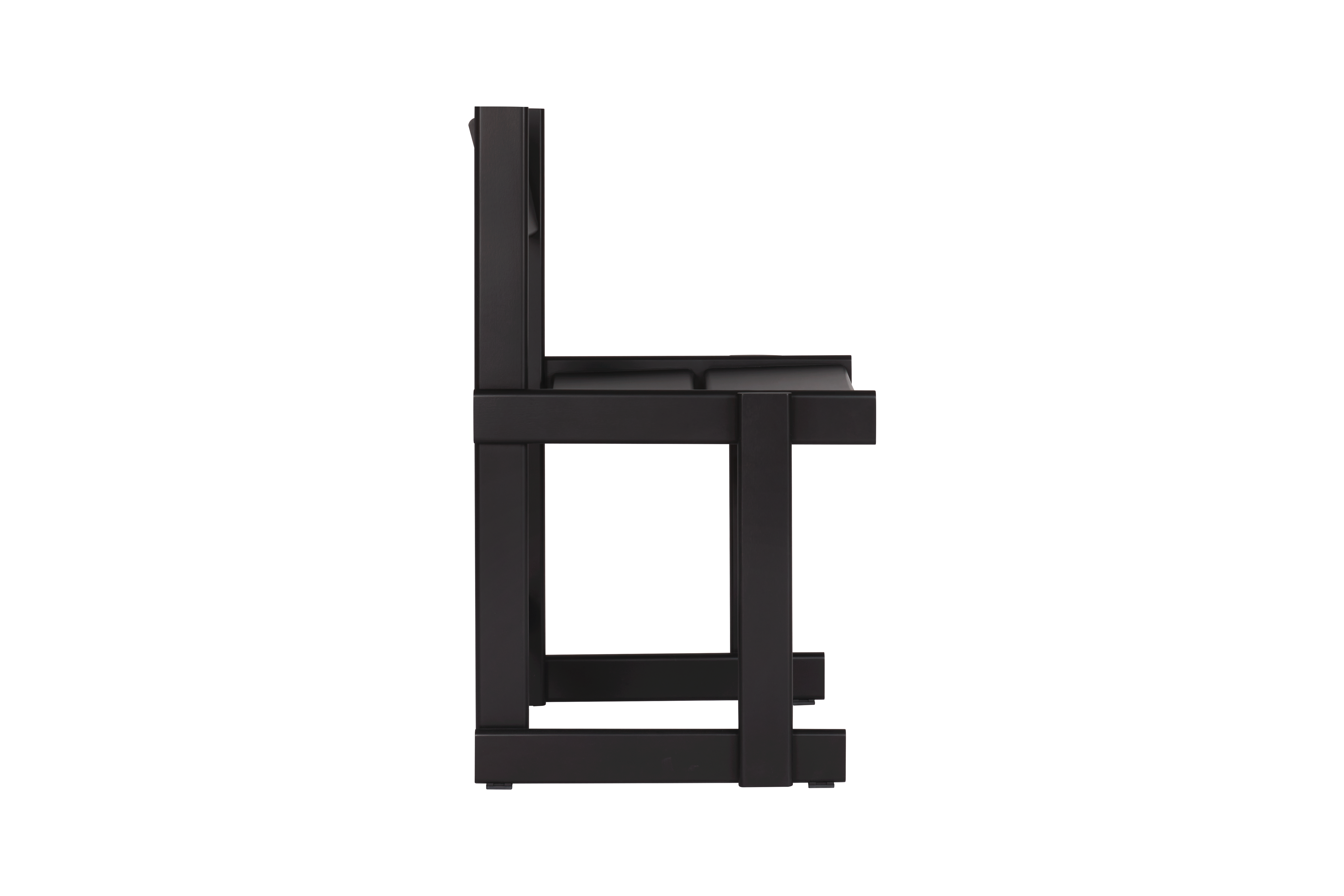 Bullnose Chair, Black, Art. no. 31303 (image 3)